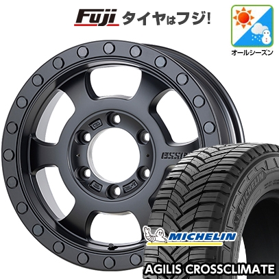 【新品】キャラバン | オールシーズンタイヤ ホイール4本セット | 215/65R16 109/107T | アジリス クロスクライメート | エセックス EU-16 | 16インチ