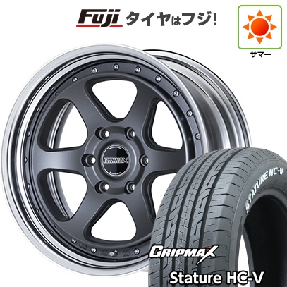 グリップマックス - 【新品】ご機嫌はやりっ児200系 夏タイア 車輪4本仕かける 225/50R18 107/105T スタチャー HC-V RWL（押さえる） エセックス EL-18 18in