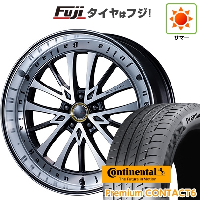 新品】40系アルファード/ヴェルファイア用 夏タイヤ ホイール4本セット 245/40R21 プレミアムコンタクト6(特価限定2024年製) ジュリア バリアン 21インチ