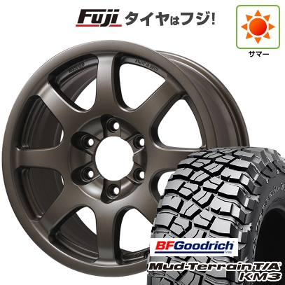 新品 ランクル300 夏タイヤ ホイール4本セット 275/65R18 BFグッドリッチ マッドテレーンT/A KM3 ENKEI ALLROAD PDT1 フジオリジナルカラー 8.5J 18インチ