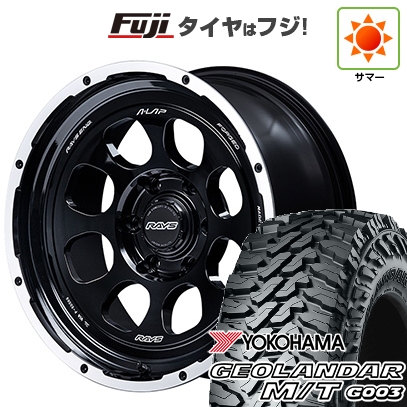 【新品】ランクル300 夏タイヤ ホイール4本セット 275/65R18 ヨコハマ ジオランダー M/T G003 RAYS レイズ A LAP-08X 18インチ