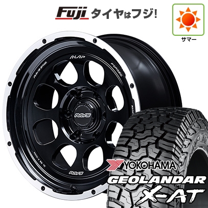 新品 ランクル300 夏タイヤ ホイール4本セット 275/65R18 ヨコハマ ジオランダー X-AT G016 RBL RAYS レイズ A LAP-08X 9J 18インチ