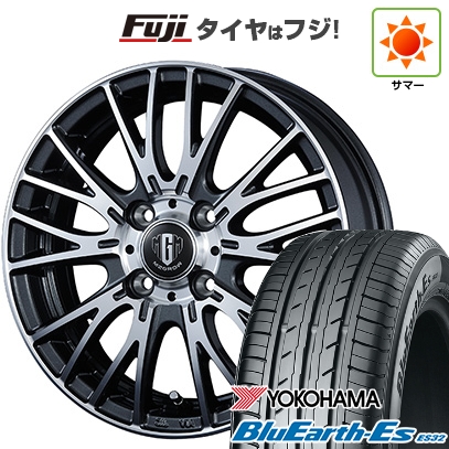 【新品 軽自動車】夏タイヤ ホイール4本セット165/55R14ヨコハマ ブルーアース ES32コーセイ MZ-GROW VM25R4.5J 14インチ(送料無料)