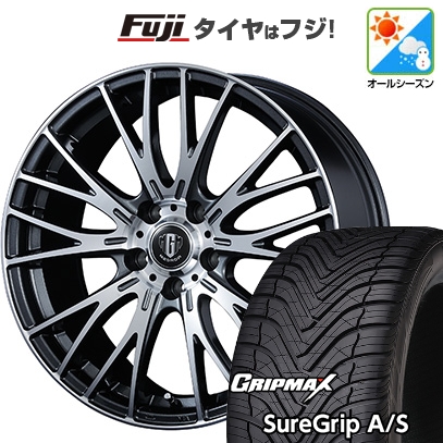 【新品国産車用5穴114.3】 | オールシーズンタイヤ ホイール4本セット | 225/45R18 | グリップマックス Sure Grip AS | MZ-GROW VM25R 18インチ
