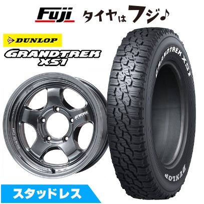 新品 ジムニーシエラ/ノマド スタッドレスタイヤ ホイール4本セット 215/70R16 グラントレック XS1 RWL MEISTER S1 1P SUV フジオリジナルカラー 6J 16インチ