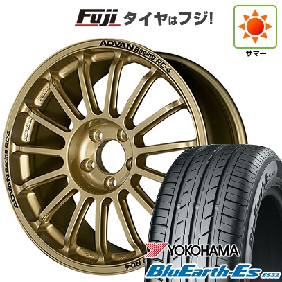 【新品国産車用5穴114.3】 | 夏タイヤ ホイール4本セット | 225/45R18 | ヨコハマ ブルーアース ES32 | ヨコハマ アドバンレーシング RC-4 | 8J 18インチ
