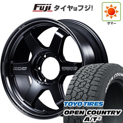 新品 ランクル250/ランクル300 夏タイヤ ホイール4本セット 265/65R18 オープンカントリー A/T III RWL/RBL VOLK TE37ULTRA ラージPCD Black Shadow 18インチ