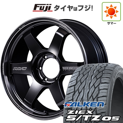 【新品】ランクル300 夏タイヤ ホイール4本セット 285/45R22 ファルケン ジークス S/TZ 05 RAYS ボルクレーシング TE37ULTRA ラージPCD Black Shadow 22インチ