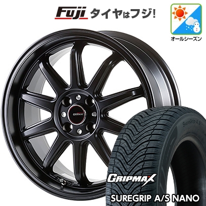 【新品国産車用5穴114.3】 | オールシーズンタイヤ ホイール4本セット | 225/65R17 | Sure Grip AS ナノ | ファイヤーボールRR 17インチ