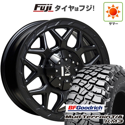 【新品】プラド/ハイラックス | サマータイヤ ホイール4本セット | 35X12.5R17 | BFG マッドテレーンT/A KM3 | オフビート レクセル インフェルノ | 17インチ