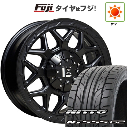 パンク保証付き 新品国産車用5穴114.3 | 夏タイヤ ホイール4本セット | 235/35R20 | ニットー NT555 G2 | オフビート レクセル インフェルノ | 9J 20インチ