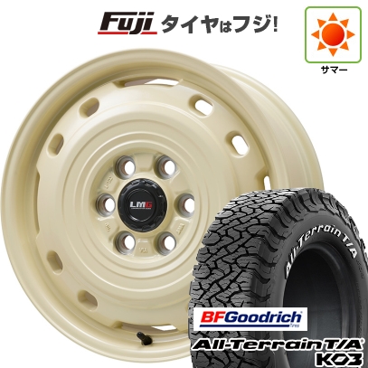 新品 ランクル300 夏タイヤ ホイール4本セット 275/65R18 BFグッドリッチ オールテレーンT/A KO3 RWL LMG OFF-STYLE 2(アイボリー)トヨタ車用 7.5J 18インチ