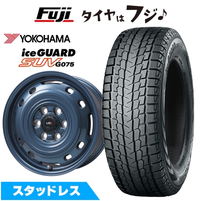 アイスガード SUV G075 - 【新品】ランクル300/ランクル250 スタッドレスタイヤ 銀輪4本仕かける 265/65R18 レアマイスター LMG OFF-STYLE 2 7.5J 18in