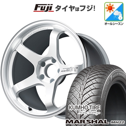 【新品国産車用4穴100】 | オールシーズンタイヤ ホイール4本セット | 205/45R17 | マーシャル MH22(限定) | ADVAN Racing GT ビヨンド 17インチ