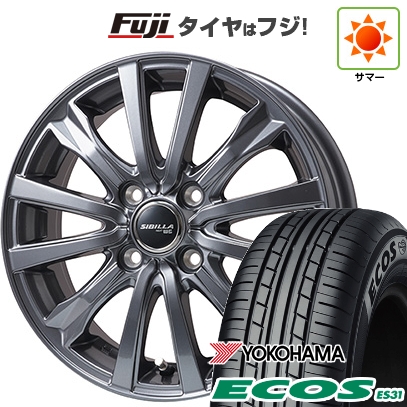 ECOS 【新品 軽自動車】エブリイワゴン 夏タイヤ ホイール4本セット 