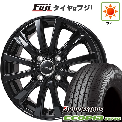 エコピア 軽トラ 軽バン | 夏タイヤ ホイール4本セット 145/80R12 80 