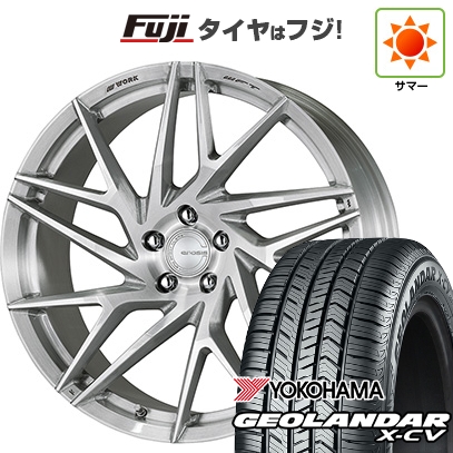 GEOLANDAR - 【新品国産車用5穴114.3】 | 夏タイア 銀輪4本仕掛ける | 245/45R20 | ヨコハマ ジオランダー X-CV G057 | WORK 細工物 グノーシスIS 105【押さえる】 | 20in 自動車-車、バイク、自転車-タイヤ、ホイール