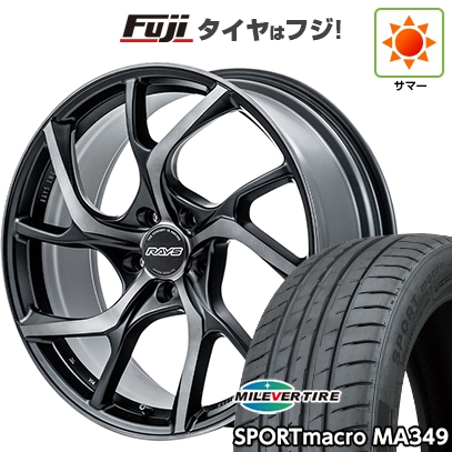 【新品国産車用5穴114.3】 | 夏タイヤ ホイール4本セット | 225/35R20 | ミレバー MA349 | RAYS レイズ VMF C-01 PREMIUM | 9J 20インチ
