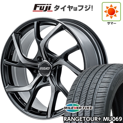 【新品国産車用5穴114.3】 | 夏タイヤ ホイール4本セット | 235/40R19 | ミレバー MU069 | RAYS レイズ VMF C-01 PREMIUM | 8J 19インチ