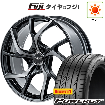 【新品国産車用5穴114.3】 | 夏タイヤ ホイール4本セット | 235/55R19 | ピレリ パワジー | RAYS レイズ VMF C-01 PREMIUM | 19インチ