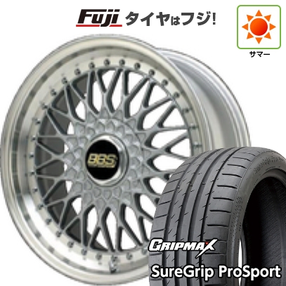 【新品国産車用5穴114.3】 | 夏タイヤ ホイール4本セット | 255/45R20 | PRO SPORT BSW | BBS JAPAN SUPER RS | 20インチ