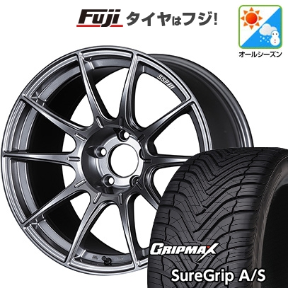 【新品国産車用5穴100】 | オールシーズンタイヤ ホイール4本セット | 225/55R18 | グリップマックス Sure Grip AS | SSR GT GTX01 18インチ
