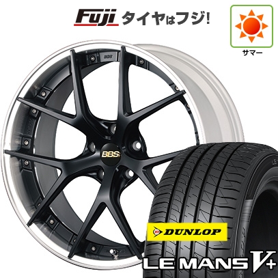 【新品国産車用5穴114.3】 | 夏タイヤ ホイール4本セット | 245/35R20 | ダンロップ ルマン V+(ファイブプラス) | BBS JAPAN RI-S | 8.5J 20インチ