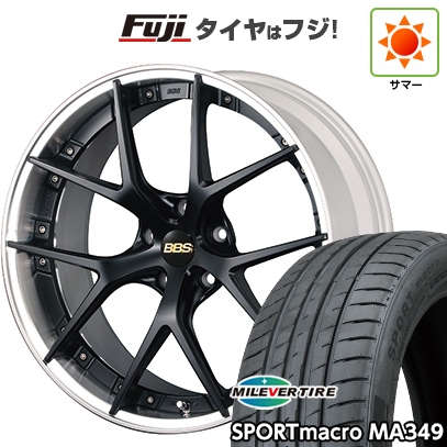 【新品国産車用5穴114.3】 | 夏タイヤ ホイール4本セット | 245/35R20 | ミレバー スポーツマクロ MA349（限定） | BBS JAPAN RI-S | 8.5J 20インチ