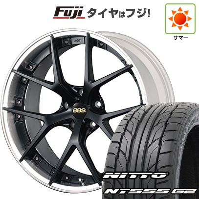 【パンク保証付き】【新品国産車用5穴114.3】 | 夏タイヤ ホイール4本セット | 245/35R20 | ニットー NT555 G2 | BBS JAPAN RI-S | 8.5J 20インチ