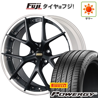 【新品国産車用5穴114.3】 | 夏タイヤ ホイール4本セット | 245/35R20 | ピレリ パワジー | BBS JAPAN RI-S | 8.5J 20インチ