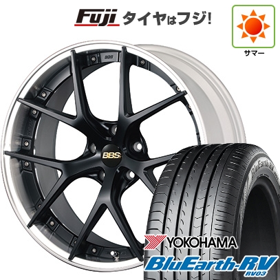 【パンク保証付き】【新品国産車用5穴114.3】 | 夏タイヤ ホイール4本セット | 245/35R20 | ヨコハマ ブルーアース RV-03 | BBS JAPAN RI-S | 8.5J 20インチ