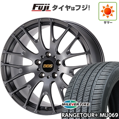 【新品国産車用5穴114.3】 | 夏タイア 銀輪4本仕かける | 235/55R20 | ミ生き胆 領域周遊旅行足し加えるMU069（押さえる） | BBS JAPAN RN | 20in