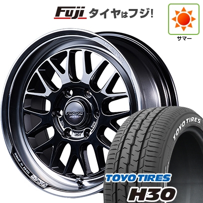 TOYO TIRES - 【新品】ご機嫌はやりっ子200系 | 夏タイア 銀輪4本仕かける | 215/60R17 109/107R | トゥーヨー H30 | RAYS レイズ ホムラ 2X9L-RA JET BLACK EDITION | 17in