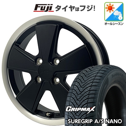 【新品】N-BOX タント スペーシア オールシーズンタイヤ ホイール4本セット 165/55R15 GRIPMAX SureGrip A/S NANO AUTO STRADA スピードスター 4.5J 15インチ
