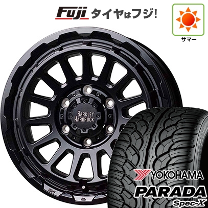 新品 ランクル300 夏タイヤ ホイール4本セット 275/55R20 ヨコハマ PARADA Spec-X ホットスタッフ バークレイハードロック リザード 8.5J 20インチ