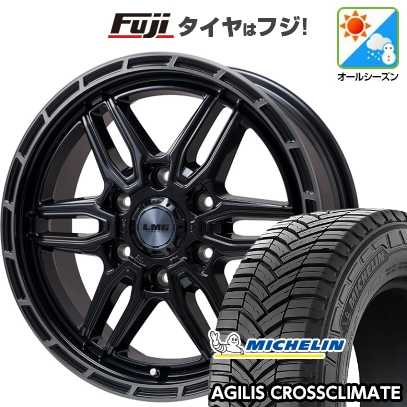 【新品】ハイエース200系 | オールシーズンタイヤ ホイール4本セット | 215/65R16 109/107T | アジリス クロスクライメート | LMG ベレッタ | 16インチ