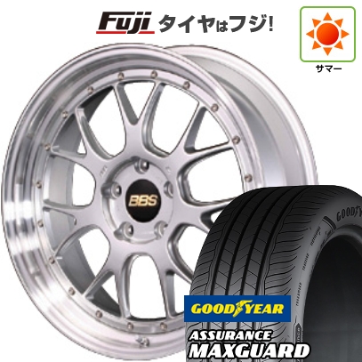 【新品国産車用5穴114.3】 | 夏タイヤ ホイール4本セット | 225/45R19 | グッドイヤー アシュアランス マックスガード(限定) | BBS JAPAN LM-R | 8.5J 19インチ