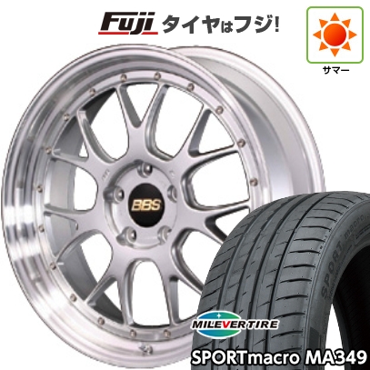 【新品国産車用5穴114.3】 | 夏タイヤ ホイール4本セット | 235/35R19 | ミレバー スポーツマクロ MA349（限定） | BBS JAPAN LM-R | 19インチ