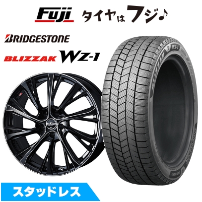 新品 40系アルファード/ヴェルファイア用 スタッドレスタイヤ ホイール4本セット 225/60R18 ブリザック WZ-1 レオニス JG トヨタ・レクサス用 7J 18インチ