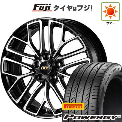【新品国産車用5穴114.3】 | 夏タイヤ ホイール4本セット | 225/40R18 | ピレリ パワジー | BBS JAPAN RE-X | 8.5J 18インチ