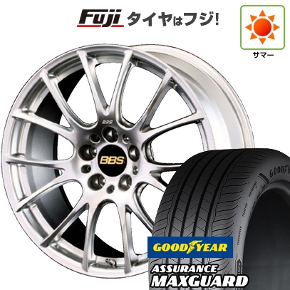 【新品国産車用5穴114.3】 | 夏タイヤ ホイール4本セット | 225/45R19 | グッドイヤー アシュアランス マックスガード(限定) | BBS JAPAN RE-V | 8.5J 19インチ