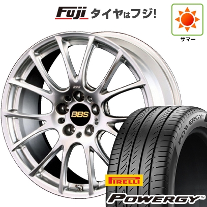 【新品国産車用5穴114.3】 | 夏タイヤ ホイール4本セット | 245/40R19 | ピレリ パワジー | BBS JAPAN RE-V | 19インチ