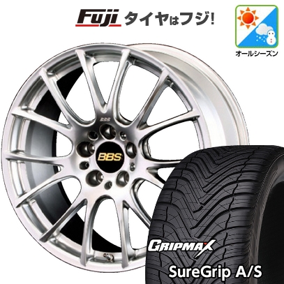 【新品国産車用5穴114.3】 | オールシーズンタイヤ ホイール4本セット | 225/45R18 | グリップマックス Sure Grip AS | BBS JAPAN RE-V 18インチ