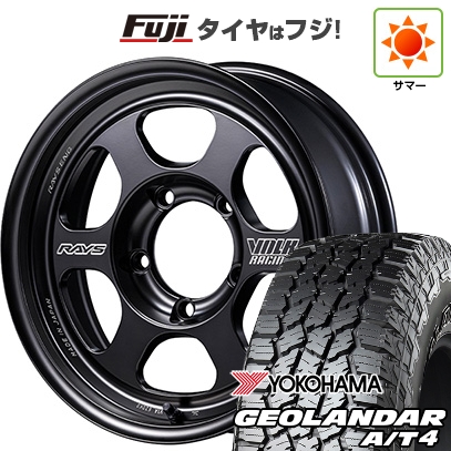 GEOLANDAR - 【新品】ジムニー | 夏タイア 車輪4本仕かける | 175/80R16 | ジオランダー A/T4 G018 WL/RBL | TE37XT FOR J Black Shadow LTD. 16in