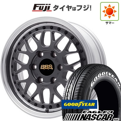 【新品】ハイエース200系 | 夏タイヤ ホイール4本セット | 215/60R17 109/107R | イーグル ナンバーワン ナスカー プラス | BBS JAPAN RT-X | 17インチ