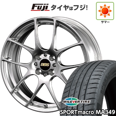 【新品】オーラ | 夏タイヤ ホイール4本セット | 205/50R17 | ミレバー MA349 | BBS JAPAN RF | 7J 17インチ