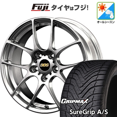 【新品国産車用5穴114.3】 | オールシーズンタイヤ ホイール4本セット | 225/40R18 | グリップマックス Sure Grip AS | BBS JAPAN RF 18インチ