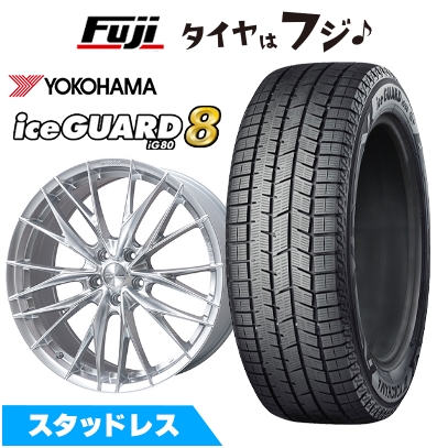 パンク保証付き【新品】レクサスIS 2020/11- スタッドレスタイヤ ホイール4本セット 235/45R18 アイスガード8 IG80 シュヴァート ブルネン LX 8J 18インチ