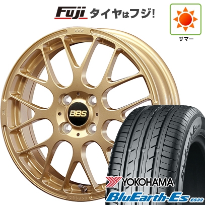 【新品 軽自動車】N-BOX タント スペーシア 夏タイヤ ホイール4本セット 165/55R15 ヨコハマ ブルーアース ES32 BBS JAPAN RP 4.5J 15インチ