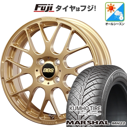 KUMHO - 【新品国産車用4穴100】 | オール時分タイア 車輪4本仕かける | 195/55R16 | クムホ マーシャル MH22(押さえる) | BBS JAPAN RP | 6J 16in